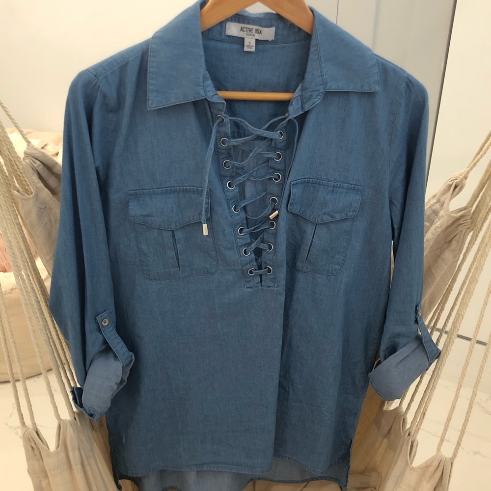 Denim Blouse